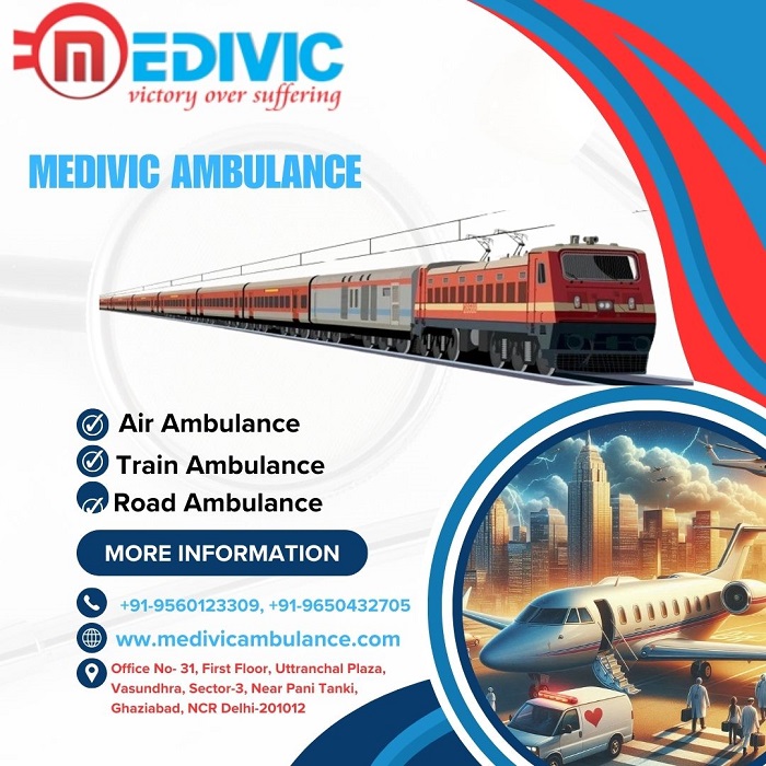 Medivic Train Ambulance Services in Gorakhpur